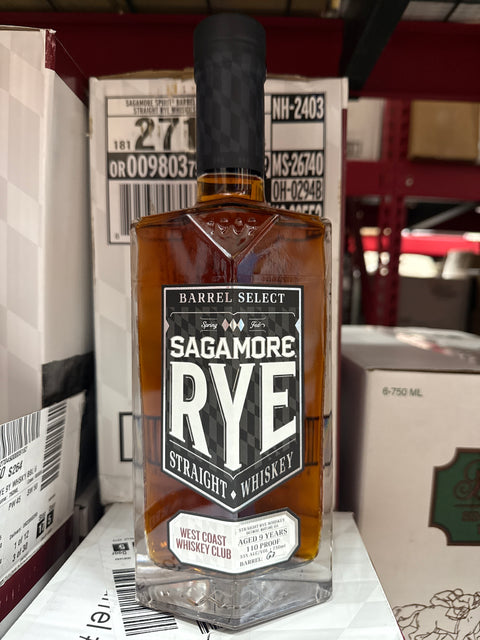 Sagamore Rye Whiskey 9 Years WCWC Pick Barrel #63 750ml