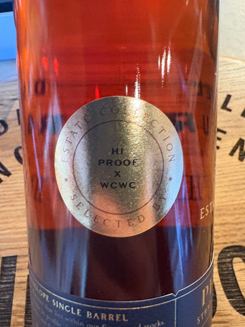 Penelope Estate Collection 10 Years Single Barrel Hi Proof x WCWC Pick 113 Proof 750mL (Aged a minimum of 11.5 years)